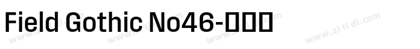 Field Gothic No46字体转换